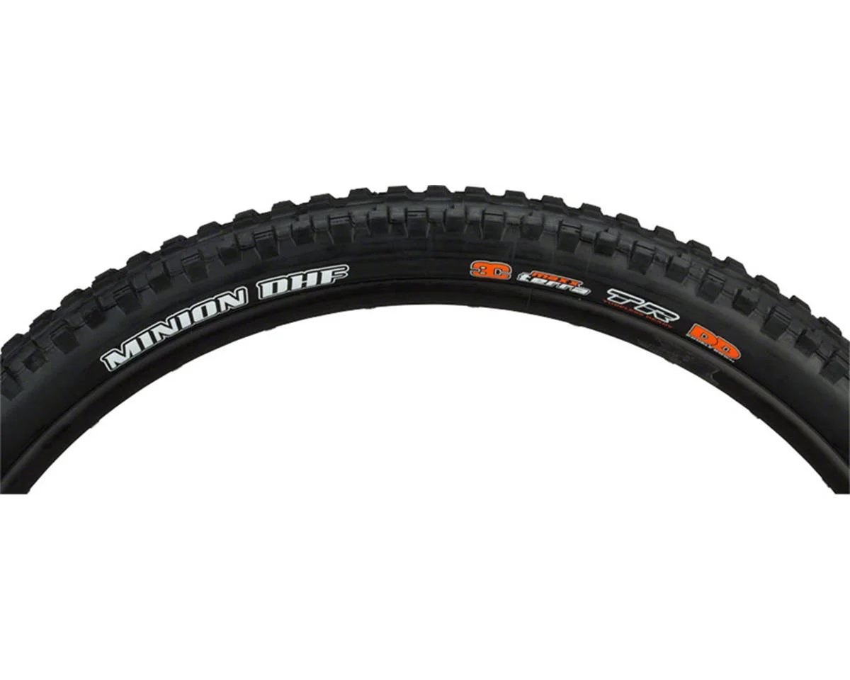 Maxxis Minion DHF Mountain Tire (Black) (For Youth MTB) (24") (2.4") (Folding) (Dual Compound)